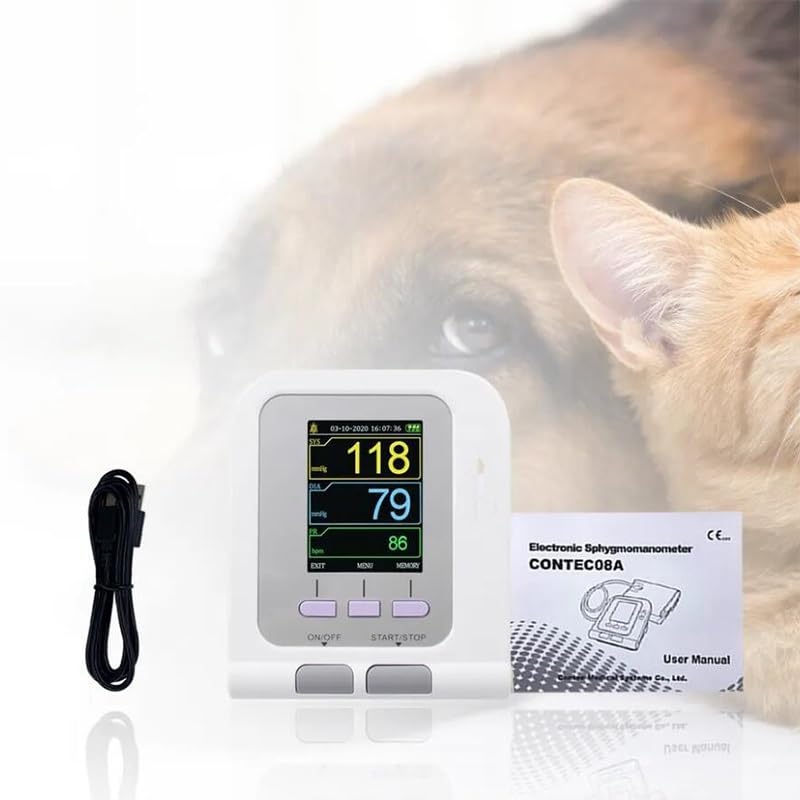 Amazon.co.jp: 【ペット専用電子血圧計】専門獣医用血圧モニタ｜犬猫用